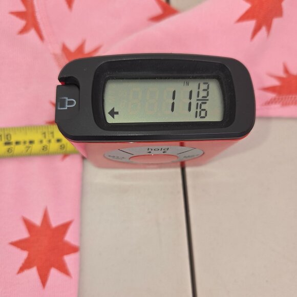 Hanna Andersson Girl 6/7 Pajamas Set Star Print Pink & Red 4150 - Picture 4 of 12